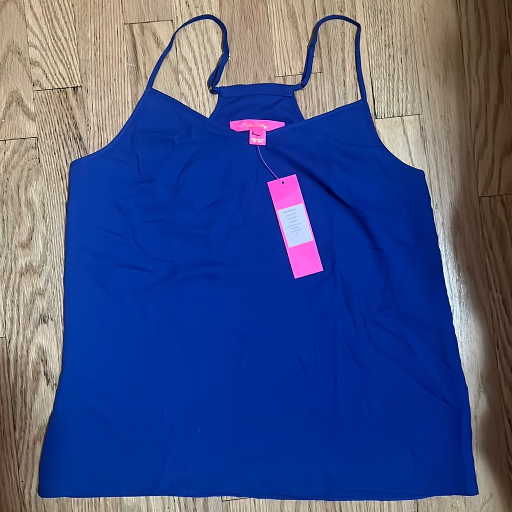 NWT Lilly Pulitzer Dusk top Corsica blue small